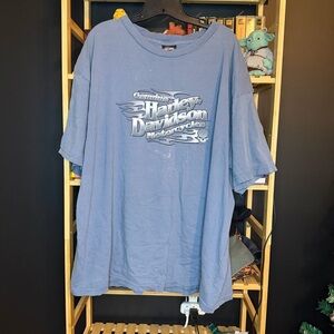 Vintage Harley Davidson Flames Skull Ashland Kentucky T Shirt